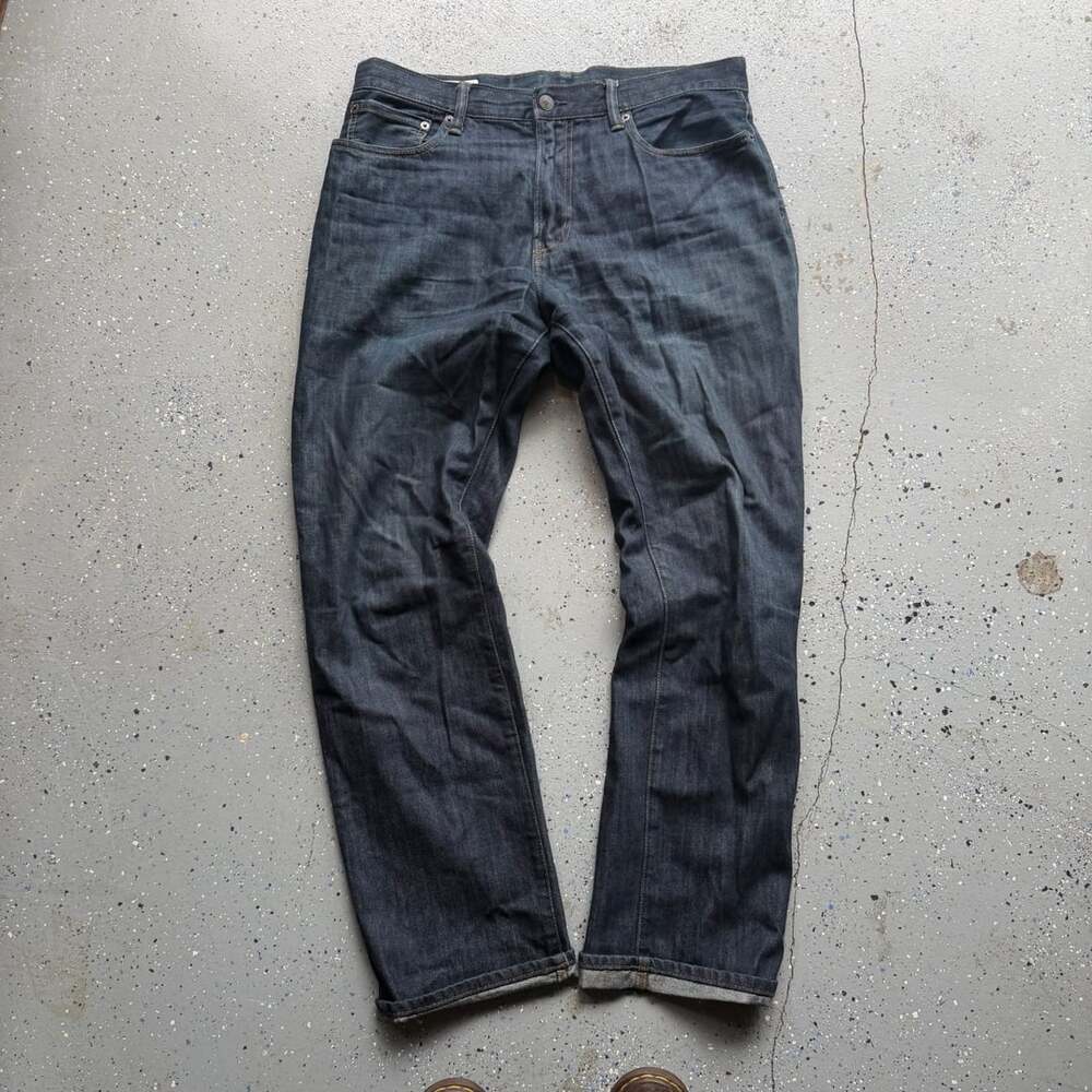 Gap Selvedge Straight Fit Jeans, Size 33x32